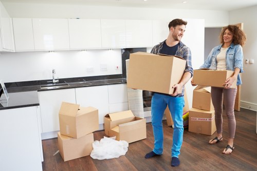 Customers choosing the right moving truck and storage solution
